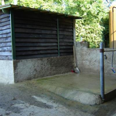 Aire de douche